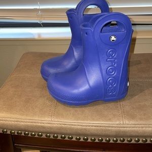 Croc rain boots
